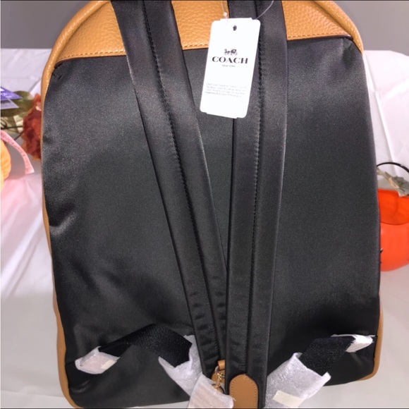 Coach Charlie Backpack in Light Saddle/Gold - Picture 8 of 11